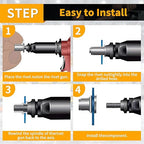 Metric Rivet Nut Assortment Kit, 200Pcs Carbon Steel SAE Rivet Nut, M3 M4 M5 M6 M8 UNC Flat Head Rivnut Set, Threaded Insertion Nut Sets for Automotive, Mechanical and Other Equipment