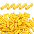 Hordion 120pcs 12-10 AWG Butt Splice Connectors, Yellow Butt Connectors Crimp Insulated Electrical Straight Wire Terminals