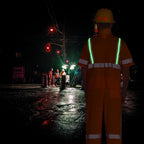A-SAFETY Glow High vis Mesh safety Vest Class 3