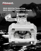 cciyu Rear Left & Right Brake Calipers Assembly w/Bracket 18B5263 18B5262 2011-2019 For Ford For Explorer,2010-2014 For Ford For Flex,2013-2014 For Ford For Taurus,2010-2014 For Lincoln For MKT