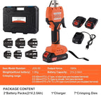 Electric Crimping Tool and Electric Wire Crimper for Heat Shrink, Terminal, and Micro Crimping Tool Kit with Pre-insulated, Tubular, Non Insulated Connectors