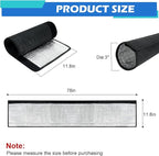 3 Layers HVAC Copper Pipe Insulation Cover, 78 x 11.8 Inch Flexible Pipe Insulation Wrap, 600D Oxford AC Copper Line Insulation Sleeve Wrap for Central Air Conditioning Mini Splits