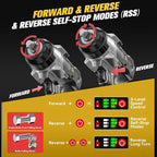 Cordless Impact Wrench 1/2 inch Compatible with Dewalt Battery: 1700FT-LBS High Torque Impact Wrench Heavy Duty Tool - Brushless Electric Impact Gun Includes LED Work Light - Bare Tool Only
