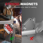 ARCCAPTAIN Welding Magnets 25LB&55LB 4Pcs Welding Magnet Set, Magnetic Welding Holder, Holding Power Welding Accessories