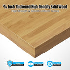 48” Adjustable Wood Work Bench, Heavy Duty Work Table with Power Outlets & Drawers Wheels for Workshop, Garage, 3000 Lbs Capacity