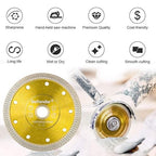 GoYonder 2 Pack 4.5"D115mm Super Thin Diamond Ceramic Saw Blade Porcelain Cutting Blade for Cutting Ceramic Or Porcelain Tile