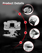 cciyu Rear Left & Right Brake Calipers Assembly w/Bracket 18B5177 18B5176 2009 2010 2011 2012 For Dodge For Journey