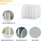 Vertical File Organizer for Desk - Metal Mesh File Holder with 5 Compartments, File Folder Rack & Document Storage Stand, File Sorter for Office/Home/School Use - 9.3" x 8.5" x 7.9"
