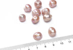 Natural Pearl Beads Potato 10-11mm Purple Freshwater Cultured Loose Gemstone Beads for DIY Jewelry Making 13.8''/Strand HQ