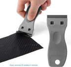 FOSHIO 20PCS Grey Plastic Razor Blade Scraper Tool for Gasket Remover, Sticker Remover, Labels Decal and Adhesive Remover for Windows and Glass