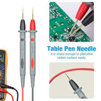 Electrical Multimeter Test Leads Set with Alligator Clips Crocodile Alligator Clips Electrical Test Hook Test Probes Lead Professional Kit for Electric Circuit Connection, DIY School Experiments