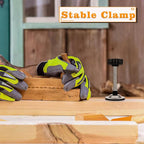 3 Inch C Clamp for Woodworking, Heavy Duty Steel C Clamps, Small C Clamps for Desktop Workpiece Fixing (4 Pcs)