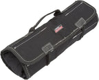 Dickies Small Wrench/Screwdriver Organizer Roll for Mechanics, 16 Tool Pockets, Durable Canvas Construction, 13.5 in. x 12.75 in. Unrolled, Black