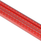Woodworking Scriber T-Square Ruler 600mm with Thoughtful Support Lips, Architect Ruler for Carpenter Work, Layout and Measuring Tools