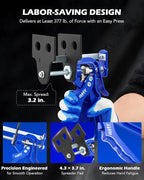 Orion Motor Tech Caliper Piston Compressor Tool, Heavy Duty Brake Caliper Compression Tool for Single Dual Quad Piston Brake Pad Replacement, Disc Brake Piston Compressor Tool for Most Cars & Trucks