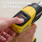 Wagner SprayTech 2426866 FURNO 550 18V – Includes 1 Battery and Charger Heat Gun, Yellow