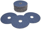 Benchmark Abrasives 5 Inch Sanding Discs Resin Fiber Zirconia Grinding Disc for Grinding, Stripping on Wood, Fiberglass, Steel, Metal, 7/8" Arbor Angle Grinder Sanding Disc, 25 Pack - 50 Grit