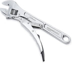 Amazon Basics Locking Adjustable Wrench, 10 inch x 2.7 inch x 0.75 inch
