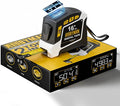 Alloyman 2-in-1 Digital Tape Measure, 16Ft Length, 6 Unit Options, 4 Measuring Modes, Stores 50 Records, Auto Lock with Magnetic Hook, Waterproof & Drop-Resistant