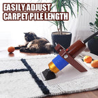 MAXMAN Carpet Trimmer with Shearing Guide, Electric Rug Tufting Gun Carver Clippers, Rug Trimmer, Carpet Shaver Carpet Carving Tool for Sculpting Tufting Gun Rug, 2 Blades (Excluding Oil)