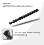 Heavy Duty Quick Change Hole Saw Mandrel, 7/16-Inch and 3/8 Inch Hole Saw Arbor with 3Pcs Central Drill/2PCS Hex wrench/2Pcs Spring