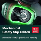 Metabo 4-1/2-5-Inch Angle Grinder, 11 Amp, 11,000 RPM, Non-Locking Paddle Switch, Made in Germany, WP 11-125 Quick, 603624420, Green