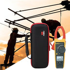 FBLFOBELI EVA Hard Carrying Case for Fluke 376/374/375FC 1000A TRMS/Milwaukee 2235-20 400/AstroAI 1000A TRMS 6000 Counts Clamp Meter (Case Only)