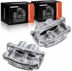 A-Premium Disc Brake Caliper Assembly with Bracket Compatible with Select Ford Models - For F-150 2009, Lobo 2009-2014, Pickup - Front Driver and Passenger, 2-PC Set