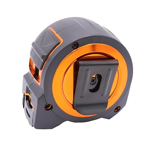 Tape Measure 16 FT - Measuring Tape Retractable - Oversized & Double-Sided Print - Blade Lock, Finger Brake - High Performance Nylon Coating, 10' Stand-Out - 13' Reach / 1-1/16" Blade