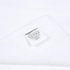 Amazon Basics 2 Piece Quick-Dry Oversize Bath Towel, 100% Cotton, White, 54" x 30"