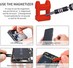 Precision Screwdriver Set, SHOWPIN 122 in 1 Computer Screwdriver Kit, Laptop Screwdriver Sets with 101 Magnetic Drill Bits, Electronics Tool Kit Compatible for Computer, Tablet, PC, iPhone, PS4 Repair