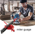 Precision Miter Gauge for Maximum Stock Support and a Repetitive Cut Flip Stop