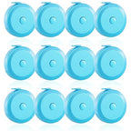 16 Pack Tape Measure, 60 Inch/150cm Retractable Body Measuring Tape - Light Blue Soft Sewing Tape for Tailor, Craft & Cloth Measurements