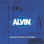 ALVIN, TD4000, Circle Guide Template, Drawing and Drafting Tool for Art, Architecture and Drafting 8.625 inches x 11.125 inches x .030 inches