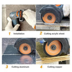 HSS Circular Saw Blade 3inch - BRSCHNITT 5pcs 72T 10mm Bore Cutting Discs for Wood, Copper, Aluminum, Plastic and Soft Metal