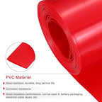 MECCANIXITY Battery Wrap PVC Heat Shrink Tubing 42mm Dia 66mm Flat 20 Feet(6meters) Red Good Insulation for Battery Pack