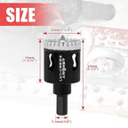 2Pcs 1-1/4 Inch Diamond Hole Saw with Pilot Drill Bit, 1-1/4" Serrated Brazing Tile Hole Saw Diamond Core Drill Bits with Guiding Bit for Ceramic Porcelain Tile Glass Stone Granite Marble