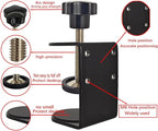 Small C Clamps 2 Inch with 4 Small Holes in the Back, 1-Pack Adjustable Desk C-Clamp for Range 0.39"~2", Versatile Clamp for Brake, Parts Assembly, Fastening, Welding, Woodwork, Metal Work