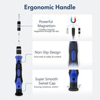 XOOL 82 in 1 Precision Screwdriver Set, Magnetic Electronics Repair Tool Kit with Flexible Shaft and Extension Rod, Compatible for PC, Laptop, iPhone, PS4, PS5, Xbox, Camera, Computer, Tablet