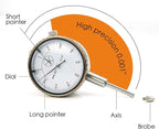 Nortools Dial Indicator 0-1" AGD SPEC 0.001" with Graduation Travel Lug Back, 2" Dial Dia measuring tool