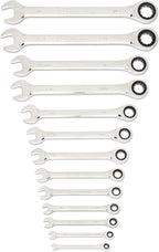 GEARWRENCH 25 Pc. Combination Ratcheting Wrench Set, SAE/MM - 86700