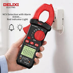 Digital Clamp Meter 4000 Counts Multimeter Tester, Professional 600A AC Current & Voltage Tester with Auto-Ranging, 600V AC/DC Voltage, Resistance, Continuity, Diode, NCV for Industrial and Home Use