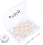 Natural Pearl Beads Potato 4-5mm White Freshwater Cultured Loose Gemstone Beads for DIY Jewelry Making 13.8''/Strand HQ