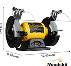 2.8Amp 1/2HP 6-Inch High-Speed Bench Grinder, CSA Listed, Table Grinder for sharpening