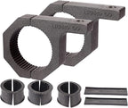 Roll Bar Clamps-2Pack,Tube Clamp 2.25inch 2.375inch 2.5inch 2.625inch Bull Bar Mounting Bracket Available Diameter Bar (2.25~2.625" Clamp)