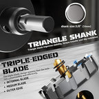 Hole Saw 8 PCS, Hole Saw for Metal, TCT Hole Cutter, 6Drill Saws with 2* Extra Pilot Center Bits, 2* Springs for Metal, Iron and Stainless Steel, Hard Materials