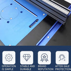 75 Table Saw Fence for Woodworking Accessories, T-Track Miter Saw Fence with Laser Measure - Fits Portable Table Saws, Band Saws and Cabinet Saws (Fence Only)