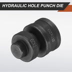 HARFINGTON Hydraulic Hole Punch Die Φ7×20mm Oval Hole 40Cr Steel Electric Punching Kit for CH60 Electric Punching Machine, Black