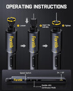 Fanttik K2 Nano Power Drill, Mini Precision Drill, Hand Drill, 20 Drill Bits, 800mAh Rechargeable, Tool Kit for DIY Projects, Shells, Plastic, Jewelry, PCB, Aluminum Plate