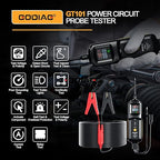 Multifunctional Power Circuit Probe Tester DC Voltage 12V to 40V, 20FT Extension Wire, Grounding Testing, Component Activation, Short Circuit Positioning, Continuity Testing